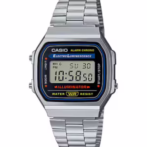 Casio A168WA-1 Vintage Retro Digital Watch