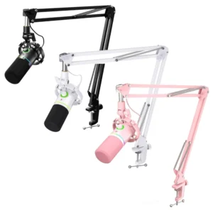 Maono PD200XS Gaming RGB Microphone w/ Boom Arm