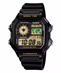 Casio AE-1200WH-1BV Youth Digital Watch