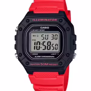 Casio W-218H-4B Youth Illuminator Digital Watch