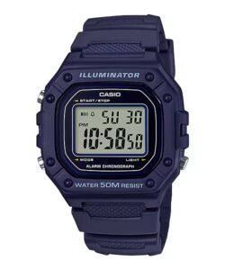 Casio W-218H-2A Youth Illuminator Digital Watch
