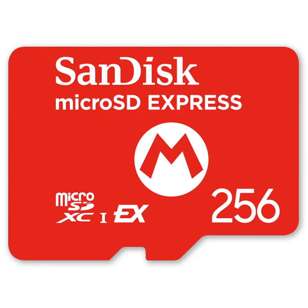 Sandisk Micro SD Express 256GB Nintendo Switch 2
